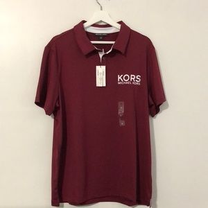 Michael Kors Men XL Polo in red color